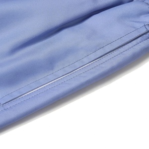 Pantalones cortos de baño con estampado Floral y cintura con cordón para hombre, traje corto de playa personalizado de verano 2025 para hombre, traje de baño liso en blanco para hombre OEM - Product Image 6