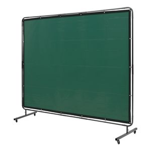 Forniture per Saldatura e Brasatura: Telo Protettivo Ignifugo in Vinile 6FT X 8FT con 4 Ruote Girevoli - Product Image 1