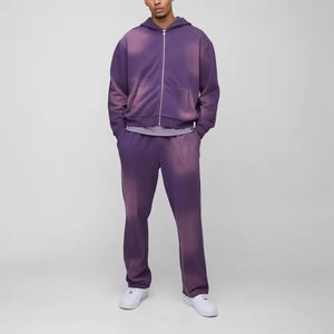 Ensemble de survêtement 2-en-1 coupe classique, décontracté, respirant, 100 % polyester, coupe-vent, écologique, haute qualité, mode et confortable - Product Image 4