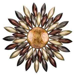 Modern Metal Wall Sculpture <b>Circular</b> Abstract Geometric Art Home Decor Living Room Multi Piece Set - Product Image 2