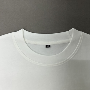 T-shirt à manches courtes pour homme avec imprimé sur la manche gauche, coupe classique, style décontracté, col rond, jersey en coton écologique 320g - Product Image 5