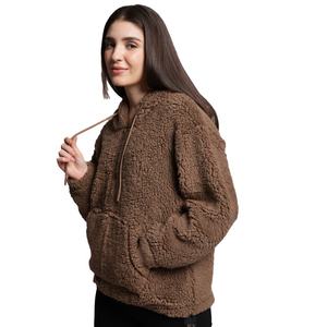 Chaqueta de Forro Polar Sherpa de Alta Calidad para Hombre, Sudadera con Cremallera, Cálida y Suave para Invierno, con Bordado, Capucha Corta, Color y Logotipo Personalizables - Product Image 4