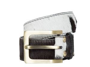 Nouvelle ceinture en cuir véritable de vache avec poils, modèle 2026, pour hommes, personnalisable avec étiquette privée et boucle ardillon métallique - Product Image 3