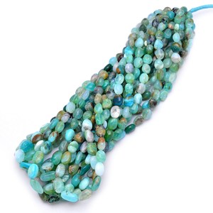 Perlas de Ópalo AAA+ de 7x9mm-9x13mm, Suaves y Ovaladas, Perlas Sueltas de Ópalo Natural de Perú, Piedras Preciosas Semipreciosas, Perlas Pulidas para Joyería - Product Image 2