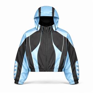 Chaqueta Deportiva Cortavientos para Hombre, Estilo Minimalista, Personalizada, de Alta Calidad, Impermeable, de Secado Rápido, con Cierre, Sublimada, de Poliéster, Vintage - Product Image 2