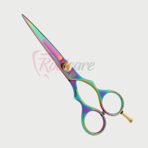Premium Quality <b>Left</b>-<b>Handed</b> Foldable Barber <b>Scissors</b> Stainless Steel Blade Long New Arrival Top Price ROOTCARE INSTRUMENTS - Product Image 4