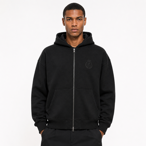 Sweat à capuche personnalisé imprimé, coton lourd 450 GSM, streetwear en gros pour hommes, production en vrac, livraison rapide - Product Image 3