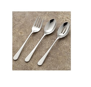 Stainless steel cutlery <b>set</b> mirror polish finish sturdy construction ideal for everyday dining kitchen use and special occasions - Product Image 2