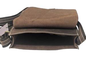 Sac messager vintage en cuir Crazy Horse fait main, bandoulière à rabat, pour le bureau, les affaires, le quotidien, à prix de gros - Product Image 6