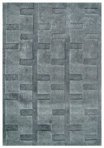 Tapis Bohème Géométrique Élégant Fait Main en Laine/Coton, à Poils Moyens, avec Dos en Latex Antidérapant, pour Salle de Conférence Commerciale Ocean - Product Image 5