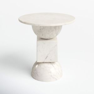 wholesale price Modern Round Marble Coffee <b>Table</b> Contemporary Living Room Furniture Decorative Accent <b>Table</b> - Product Image 6