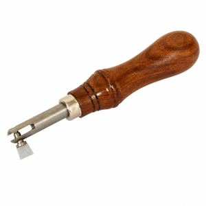<b>Leather</b> Craft Embossing Wheel Holder |Premium Wooden Handle <b>Tool</b> for <b>Leather</b> Stamping Embossing Creasing Decorating & Craft Work - Product Image 1