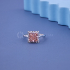 Anillo de Diamante de Diseño Moderno, Corte Princesa, con Certificado IGI y Claridad VVS, para Mujer, en Venta para Exportación - Product Image 4