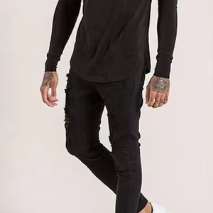 Camiseta Deportiva Personalizada al por Mayor con Estampado Teñido en Hilo para Hombre, 13 Colores, Lisa, de Verano, Manga Corta, Corte Regular, Estilo Urbano, Ecológica y Transpirable - Product Image 5