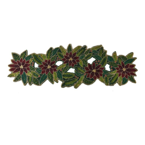 Christmas Decors Leave and Multiple Design Beaded <b>Runner</b> Placemat <b>Dining</b> <b>Table</b> Fancy Mat Handmade Decorative <b>Runners</b> for Wedding - Product Image 5
