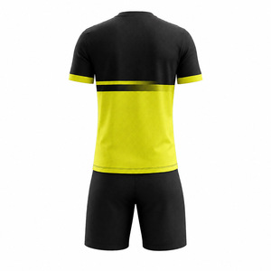Conjunto de Uniforme de Balonmano Personalizado para Hombre, Camiseta y Pantalones Cortos, Diseño con Bloques de Color Impresos por Transferencia de Calor, 100% Poliéster - Product Image 4