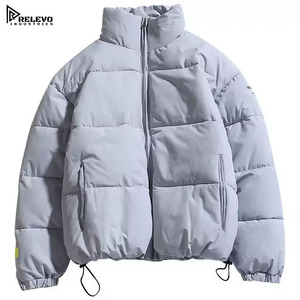 Chaqueta Acolchada con Capucha Personalizada para Hombre y Mujer, Impermeable, con Logotipo Frontal, Proveedor OEM, Ropa Urbana, Abrigo Cálido - Product Image 2