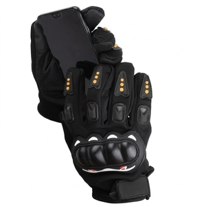 Gants de moto personnalisés en gros, gants de moto à doigts complets, gants de protection antidérapants - Product Image 4