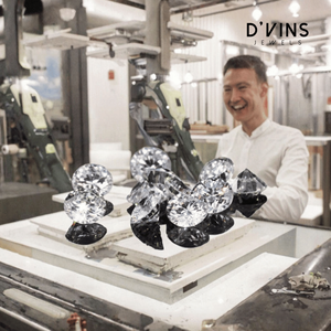 D'vins Jewels - Diamante Cultivado en Laboratorio de 1 Quilate, Corte Redondo, Claridad VVS-VS, Diamante CVD Suelto al por Mayor, Diamante de Fantasía Surat - Product Image 5