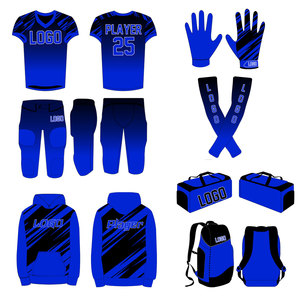 Uniforme de football américain au design populaire, couleur personnalisée, qualité supérieure, manches courtes, respirant, séchage rapide, prix abordable - Product Image 3