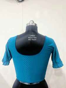 Indian Bollywood Style Soft Stretchable With Piping Border Fancy Blouse Buy Direct From Supplier At Wholesale Price - Product Image 2