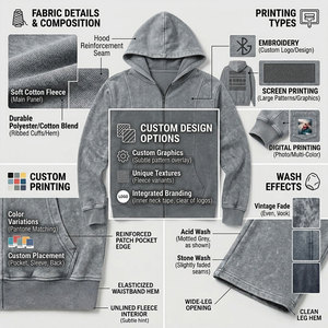 Ensemble de survêtements en molleton à capuche délavé pour femme, 2 pièces, gris uni, décontracté, manches longues, coupe ample, toutes saisons - Product Image 4