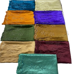 Tela de Satén Somalí para Novias, 100% Seda, Ligera, Tejida, 60GSM, Ecológica, con Patrón Floral de Puntos, 90 Colores, para Vestidos y Ropa de Cama - Product Image 1