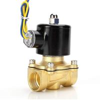 Válvula Solenoide de Bola de Latón DN20 DN25 1/2 3 Pulgadas 12V 24V para Control de Agua, Aire y Gas
