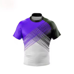 Custom Durable Rugby Jerseys-Team Apparel for Clubs with Plus Size Option UV Protection & Moisture-Wicking - Product Image 5
