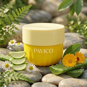 Pot cosmétique en PET personnalisé avec couvercle à vis jaune pour crème contour des yeux, crème visage, beurre corporel, gommage – Usine Pavico Vietnam - Product Image 3