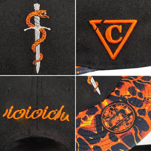 Casquette Snapback Ajustable Personnalisée de Qualité Supérieure, Visière Plate Classique Imprimée, Matière de Qualité Supérieure, Respirante, pour un Usage Quotidien - Product Image 4