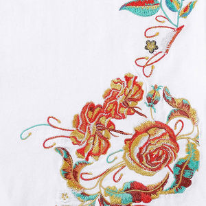 T-shirts en coton de haute qualité à épaules tombantes et coupe ample pour hommes, légers, coupe classique, avec logo personnalisé et broderie de caractères - Product Image 2