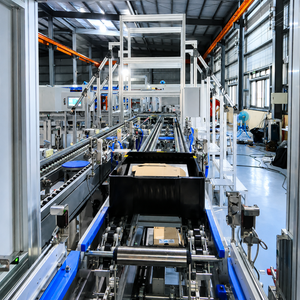 Línea de Ensamblaje con Transportador de Rodillos Semiautomático con Velocidad Ajustable, Sistema de Transporte Automatizado Personalizado para Manejo en la Industria Manufacturera - Product Image 1