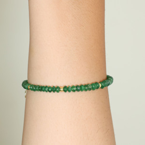 <b>BRACELET</b> SMOOTH BEADS <b>Bracelet</b> Smooth Beads Minimalist <b>Beaded</b> <b>Bracelet</b> Handmade Smooth Bead Jewelry Elegant Everyday Brace - Product Image 5