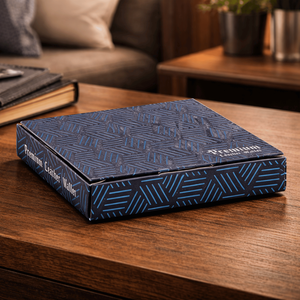 Boîte cadeau rigide de luxe en carton pour portefeuille et ceinture |   Boîte d'emballage en papier avec logo personnalisé, couvercle magnétique durable de qualité supérieure, vente en gros en vrac - Product Image 2