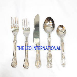Ensemble de couverts en acier inoxydable au design créatif, vaisselle de qualité alimentaire, acier poli pour la maison, les restaurants et les occasions de fête - Product Image 3