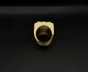 Anillo de Plata de Ley 925 con Baño de Plata y Moissanita de Corte Brillante con Engaste de Garra, Anillo Unisex de Lujo Brillante - Product Image 5