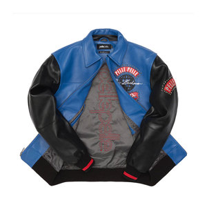 Chaqueta de Cuero de la Mejor Calidad, Nuevo Estilo, Color Sólido, Precio Razonable, Chaqueta de Cuero de Manga Larga - Product Image 3