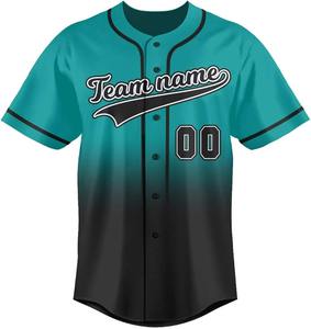 Camiseta de béisbol personalizada para hombre con logotipo de alta calidad, sublimación e impresión. - Product Image 2