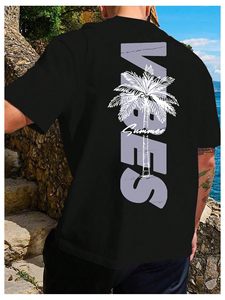 T-shirts graphiques personnalisés imprimés pour hommes, t-shirt noir à manches courtes, col rond, coupe classique, jersey en coton décontracté, en gros - Product Image 3
