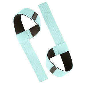 Sangles de musculation antidérapantes personnalisées de haute qualité avec logo, respirantes, en cuir de vachette, pour la musculation - Product Image 4