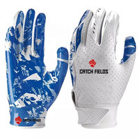 Guantes de Fútbol Americano Personalizados con Logotipo de Marca, Calidad Premium para Adultos, Nuevo Diseño, Guantes Deportivos del Mejor Fabricante