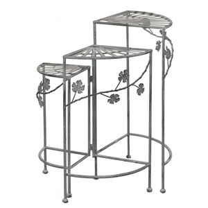 Soporte de Metal Resistente para Macetas con Estantes de Varios Niveles para Jardín Interior, Balcón, Flores, Tamaño y Color Personalizables - Product Image 6