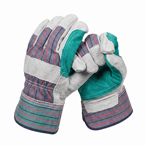 Gants de travail gréeur canadiens en cuir de vachette naturel de haute qualité - Product Image 2
