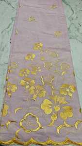 High Quality Woven Combed Cotton Voile <b>Fabric</b> Breathable Embroidery Traditional Multicolour Women's Thoub Lafaya Sudanese <b>Medium</b> - Product Image 3