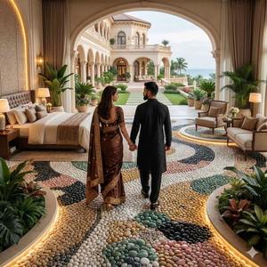 Galets de pierre naturelle au design unique pour l'aménagement paysager, les allées, les chemins, les sols, la décoration extérieure et intérieure, disponibles à la vente - Product Image 1