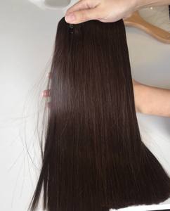 วิกผมแบบถักคู่สีน้ำตาล100% บริสุทธิ์จากชาวเวียดนาม - Product Image 3