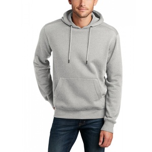 Sweat à capuche d'hiver personnalisé pour homme en molleton 100 % coton avec poche avant, respirant, séchage rapide, style décontracté streetwear, service OEM - Product Image 2