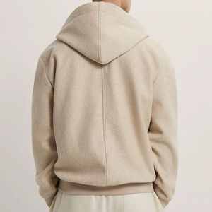 Sudadera con capucha y cremallera personalizada, de tejido grueso, oversize, unisex, de forro polar, minimalista, lisa, estilo streetwear para hombre y mujer - Product Image 6