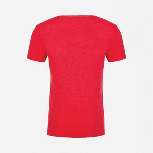 Next Level Apparel 6010 Camiseta unisex de tres mezclas 50% Poliéster 25% Algodón hilado en anillo peinado 25% Rayón Camiseta roja transpirable - Product Image 6